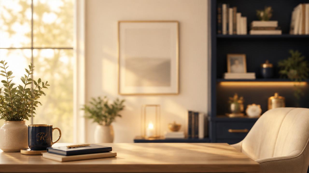Video thumbnail — warm home office setting